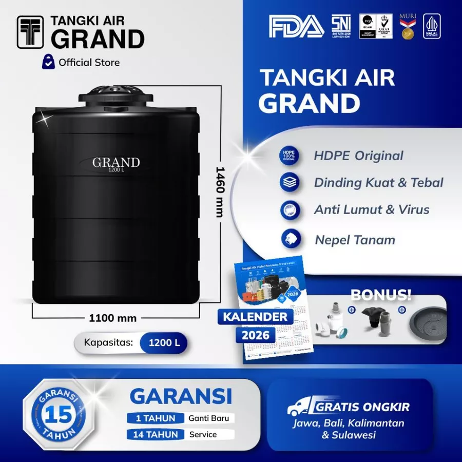 grand hdpe tedmond groups 1200 l