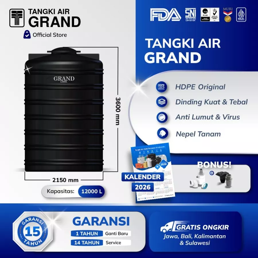 grand hdpe tedmond groups 12000 l