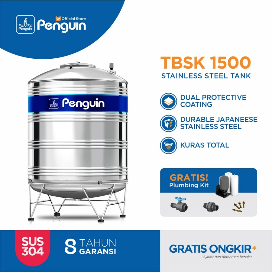 stainless penguin 1500l