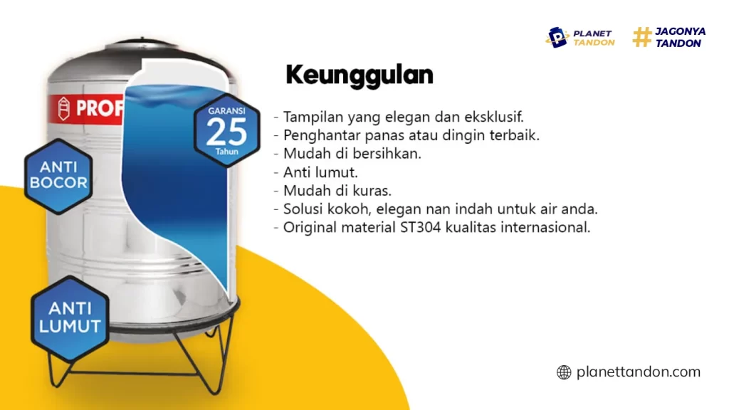 Keunggulan Tandon Profitank