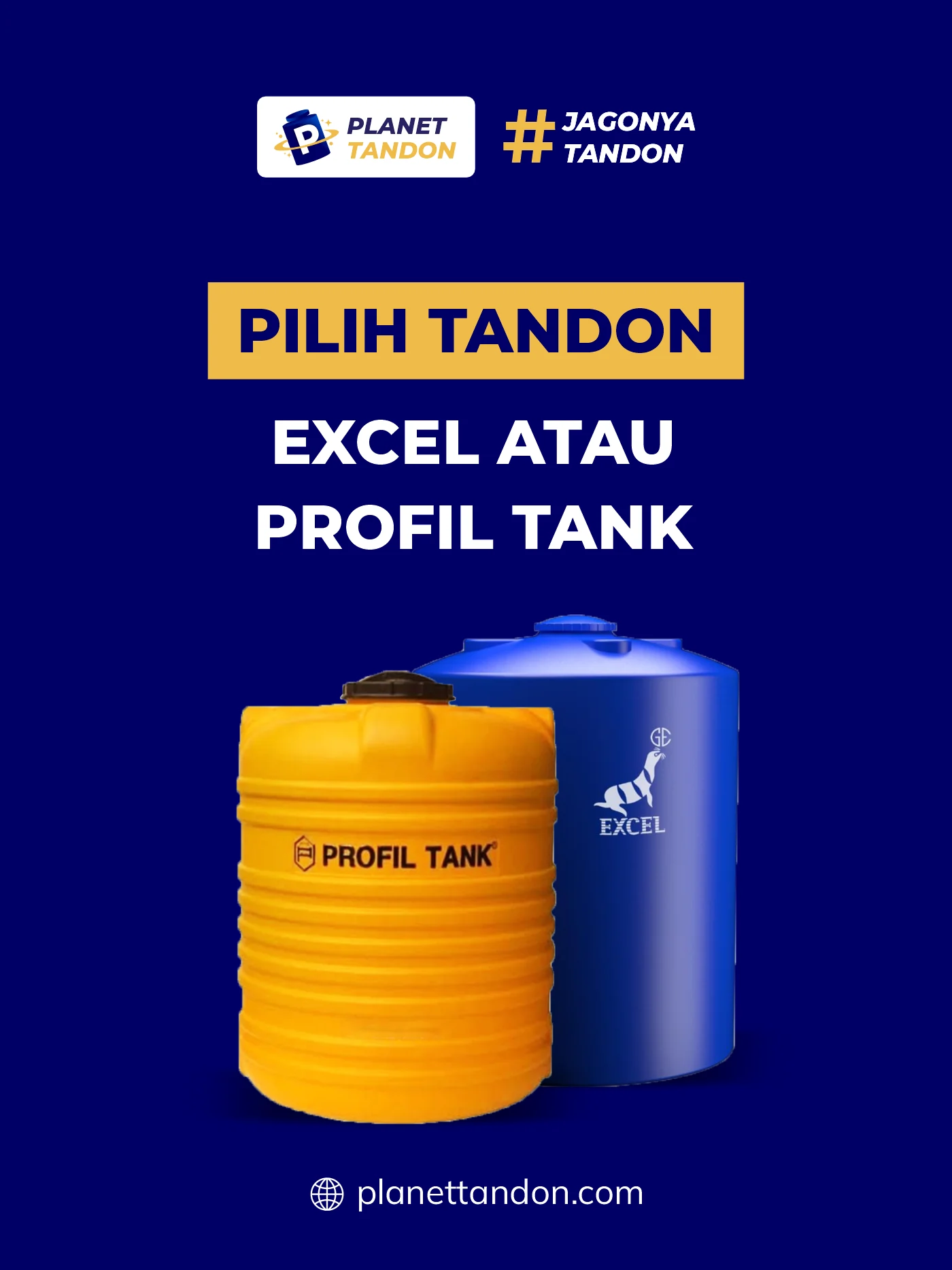 Pilih Tandon Excel atau Profiltank