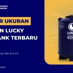 Daftar Ukuran Tandon Lucky Polytank Terbaru