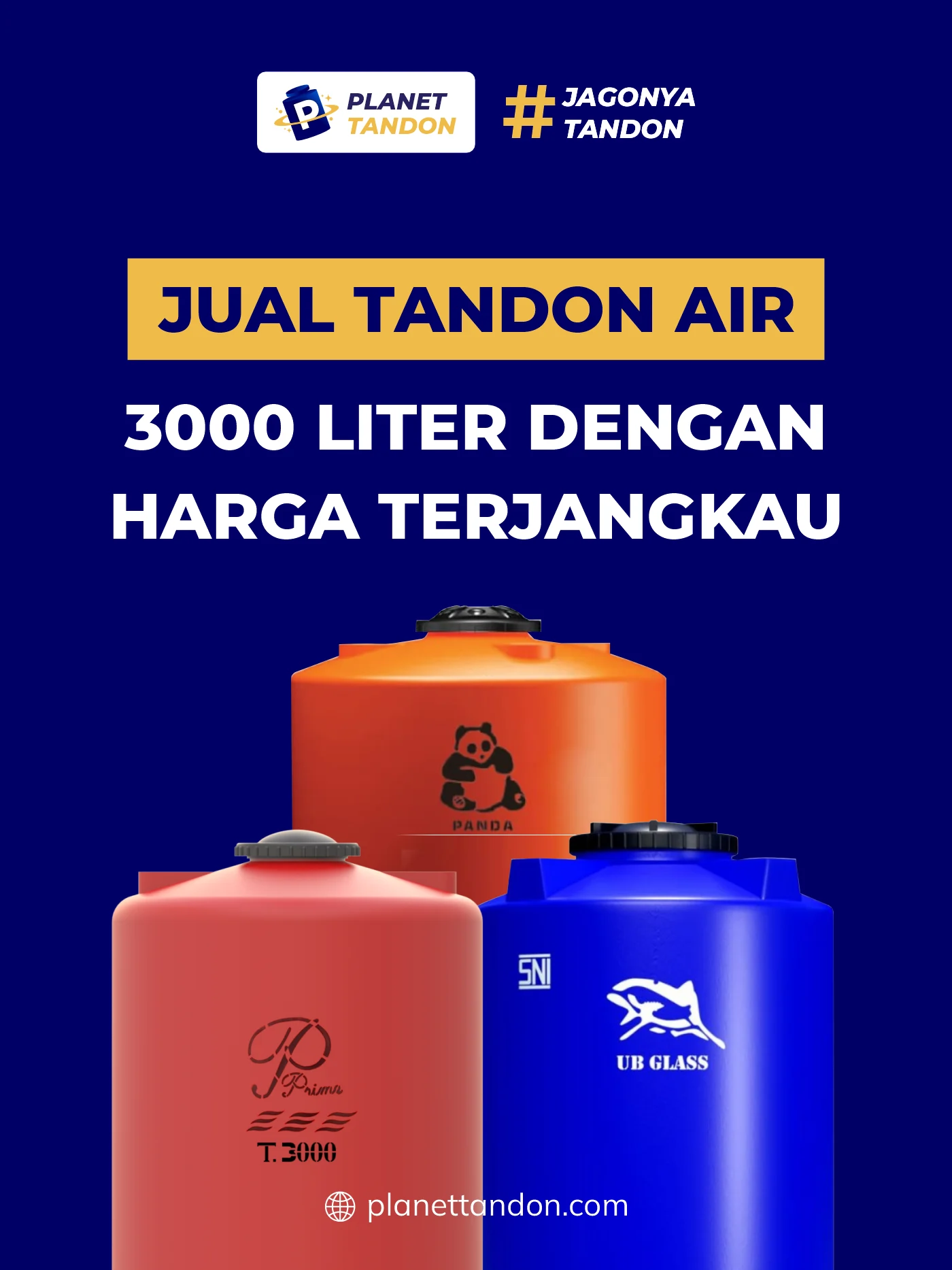 Jual Tandon Air 3000 Liter dengan Harga Terjangkau