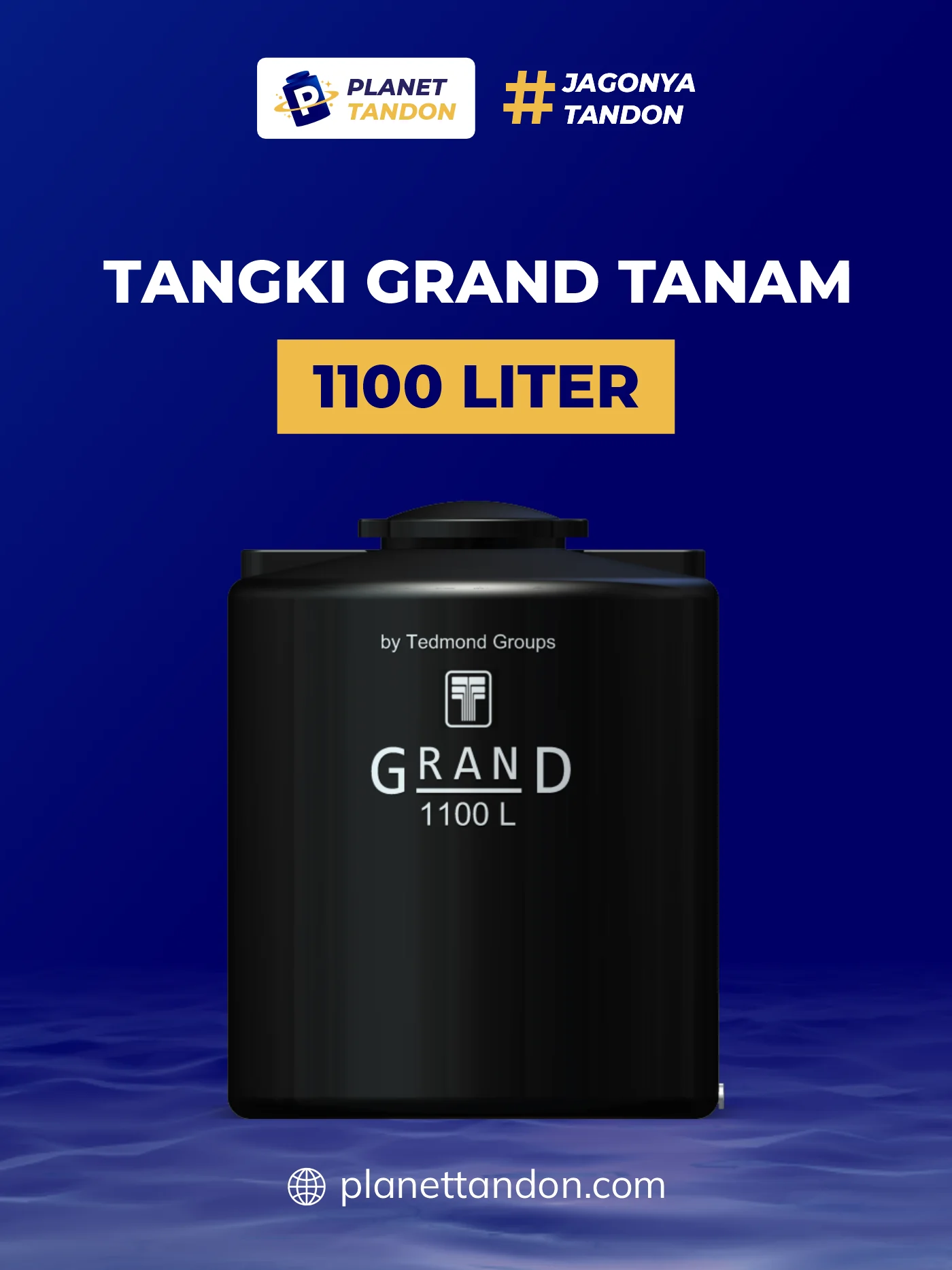 Jual Tandon Air Tanam Grand 1000 Liter