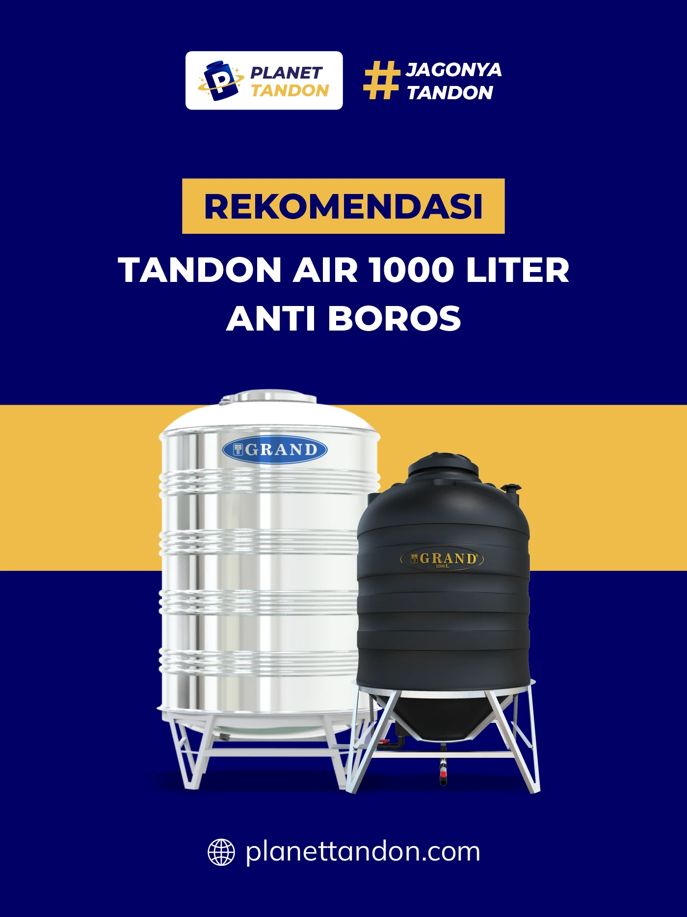 Rekomendasi Tandon Air 1000 Liter Anti Boros