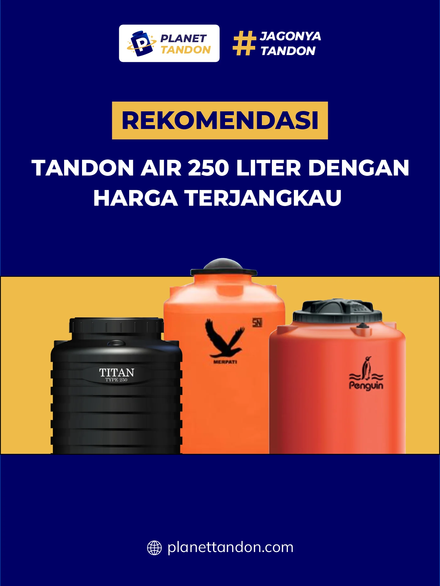 Rekomendasi Tandon Air 250 Liter dengan Harga Terjangkau
