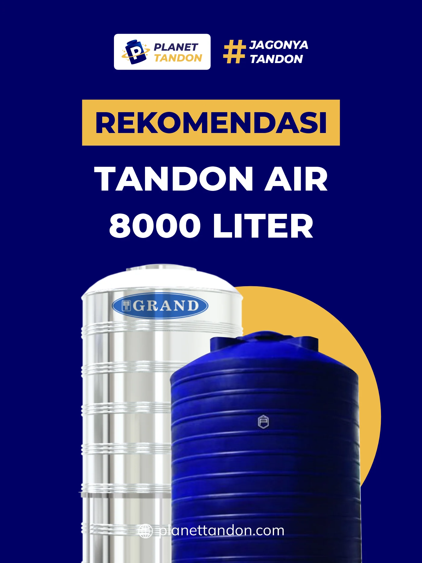 Rekomendasi Tandon Air 8000 Liter