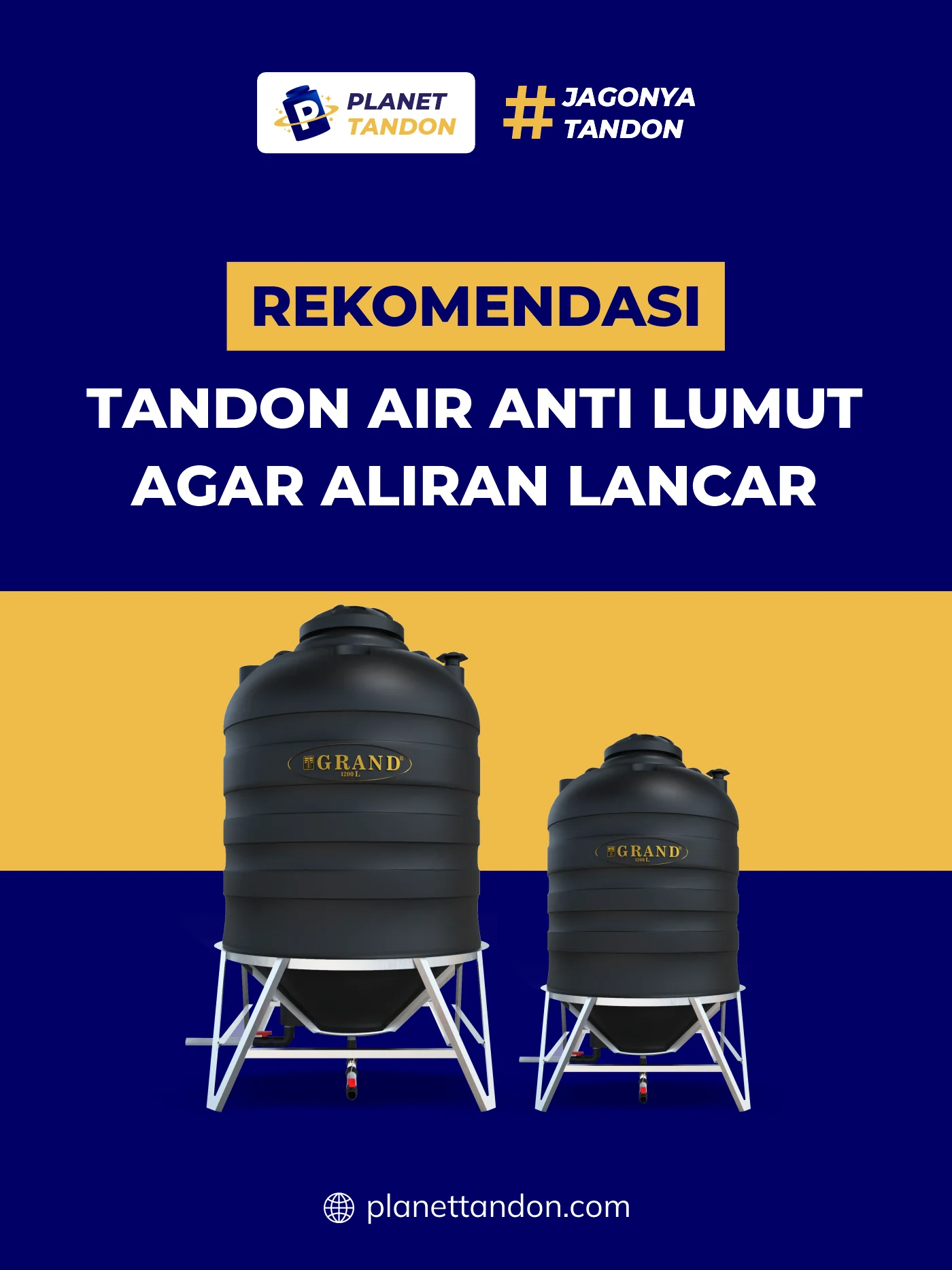 Rekomendasi Tandon Air Anti Lumut agar Aliran Lancar