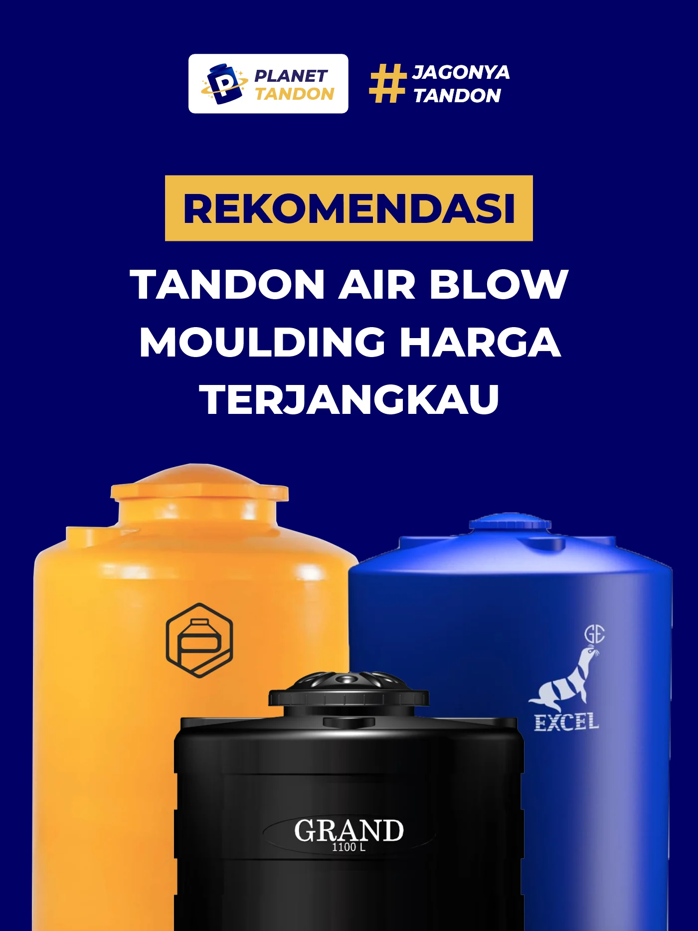 Rekomendasi Tandon Air Blow Moulding Harga Terjangkau