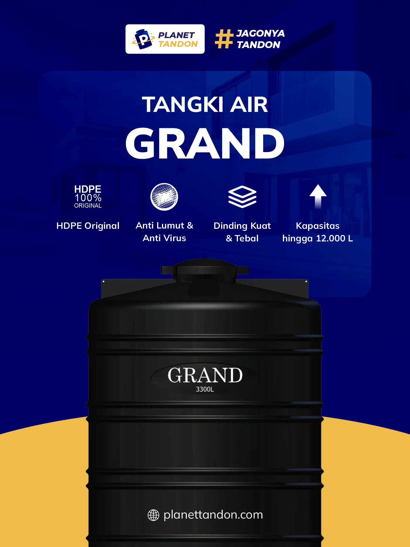 Review Tandon Air Atas Besar Merk Grand