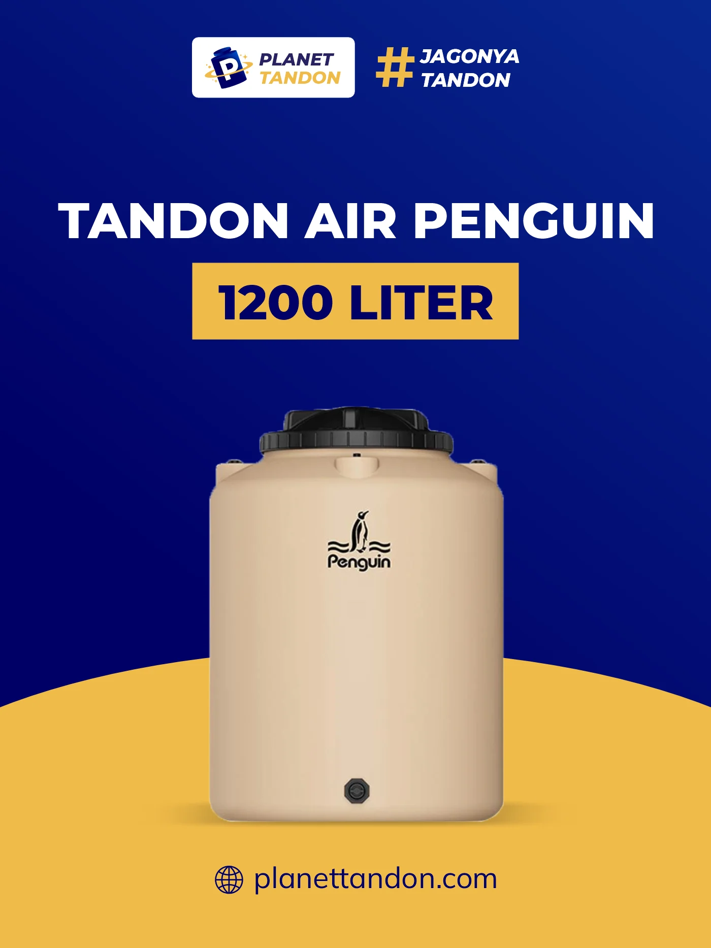 Spesifikasi Tandon Air Penguin TB 120 (1200 Liter)