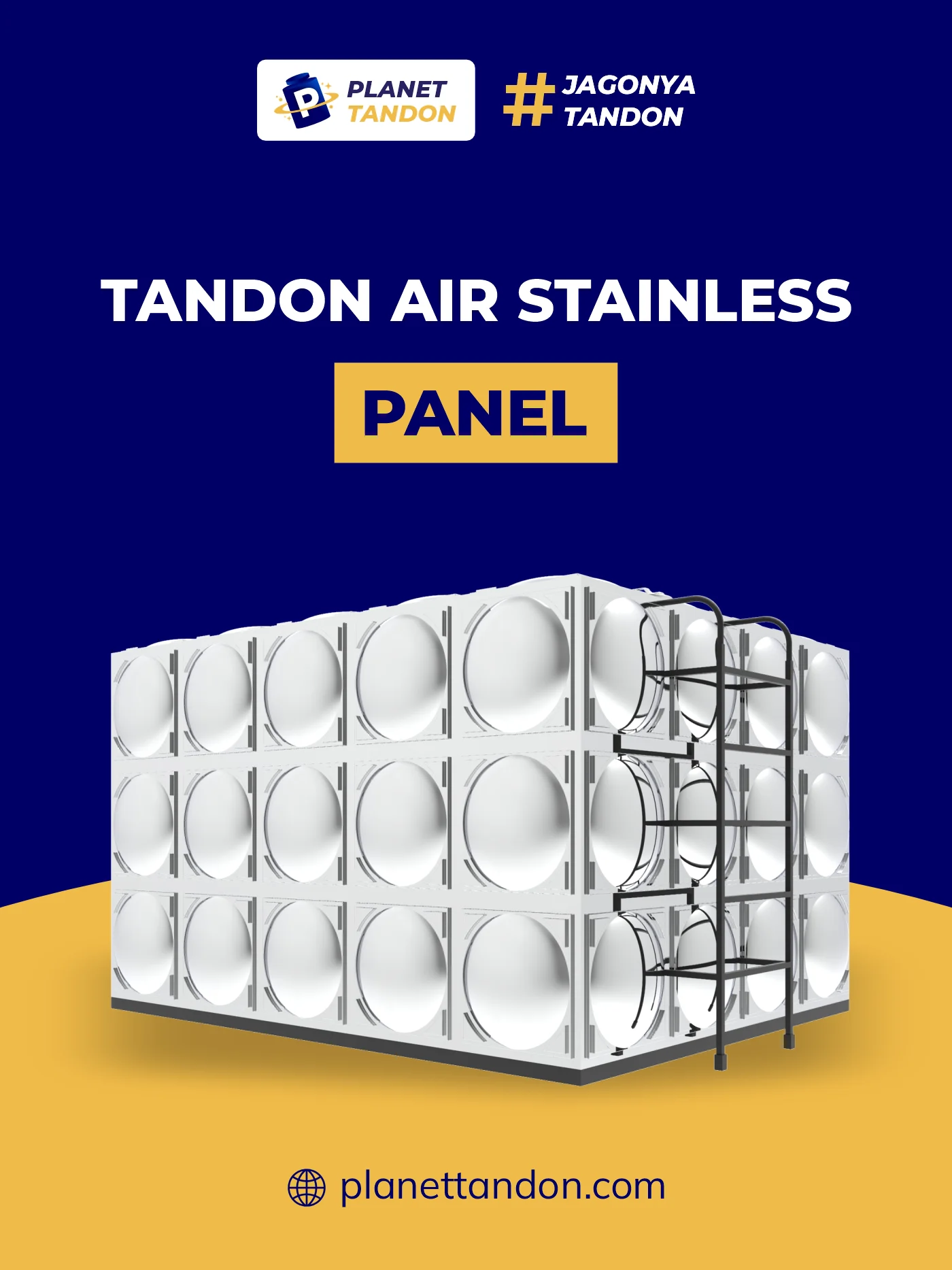 Tandon Air Panel Stainless Grand 6000 Liter