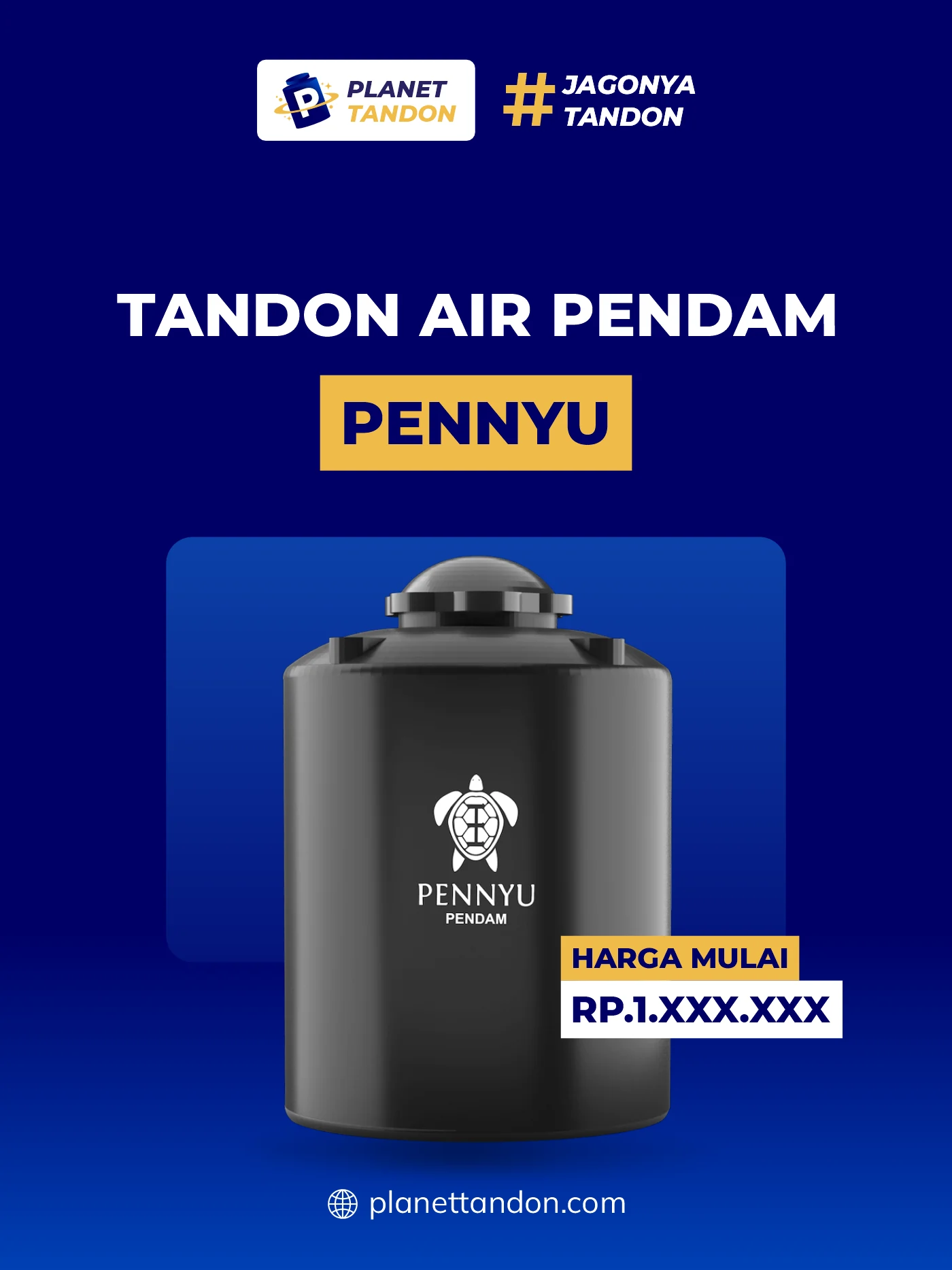 Tandon Air Pendam Pennyu dan Harganya