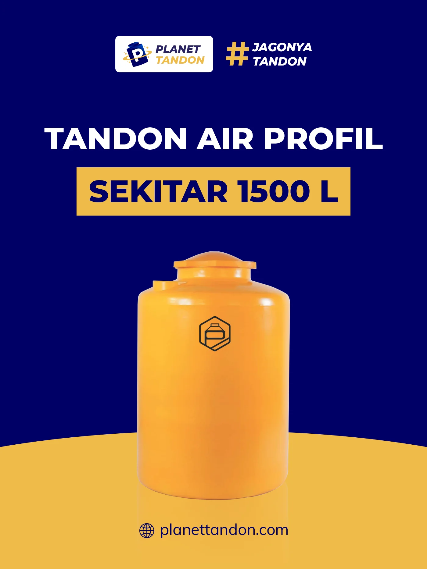 Tandon Air Sekitar 1500 Liter Merk Profil Tank