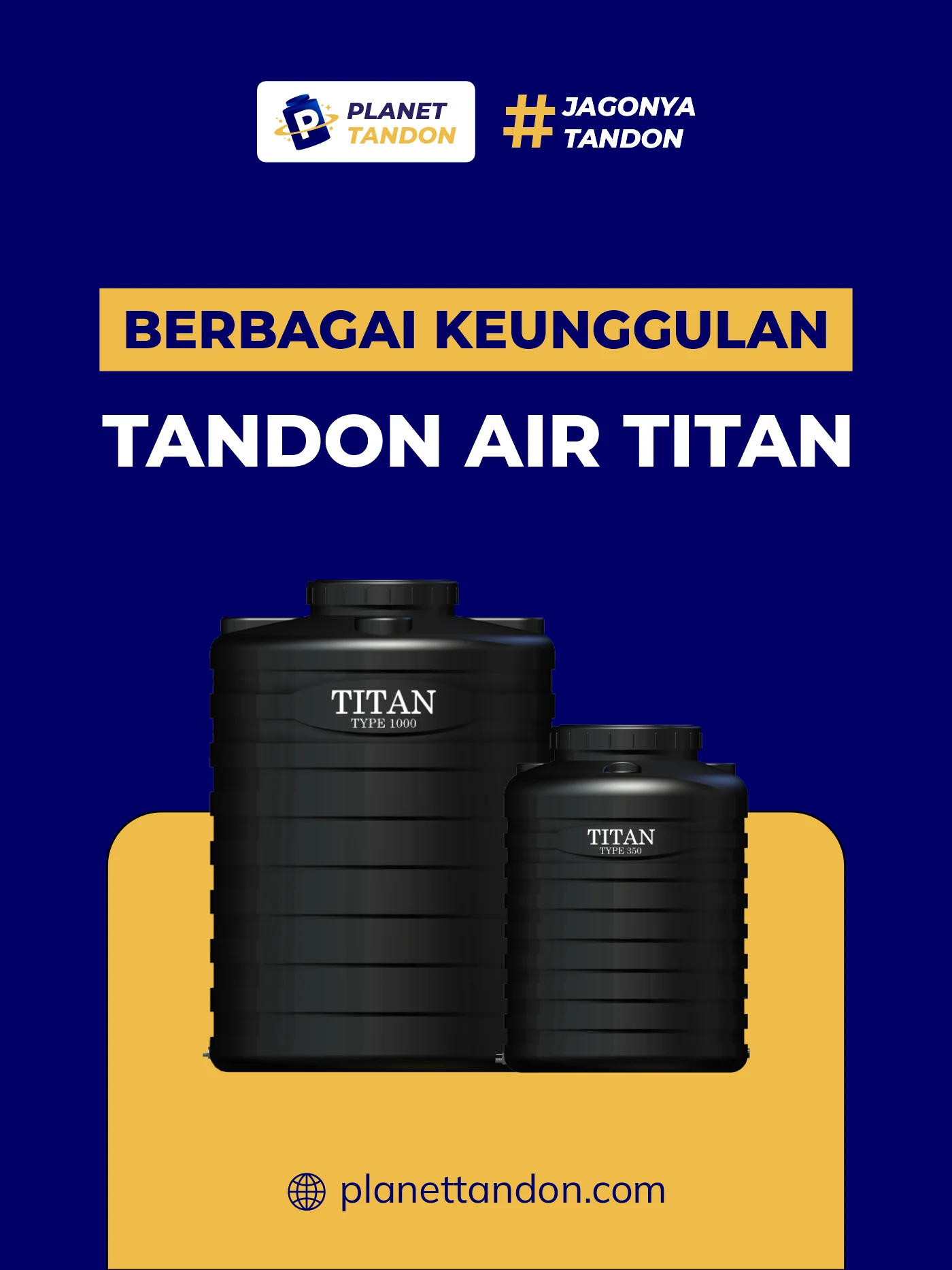 Berbagai Keunggulan Tandon Air Merk Titan