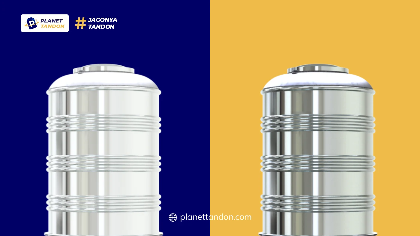 Perbedaan Tandon Stainless Coating Vs yang Biasa