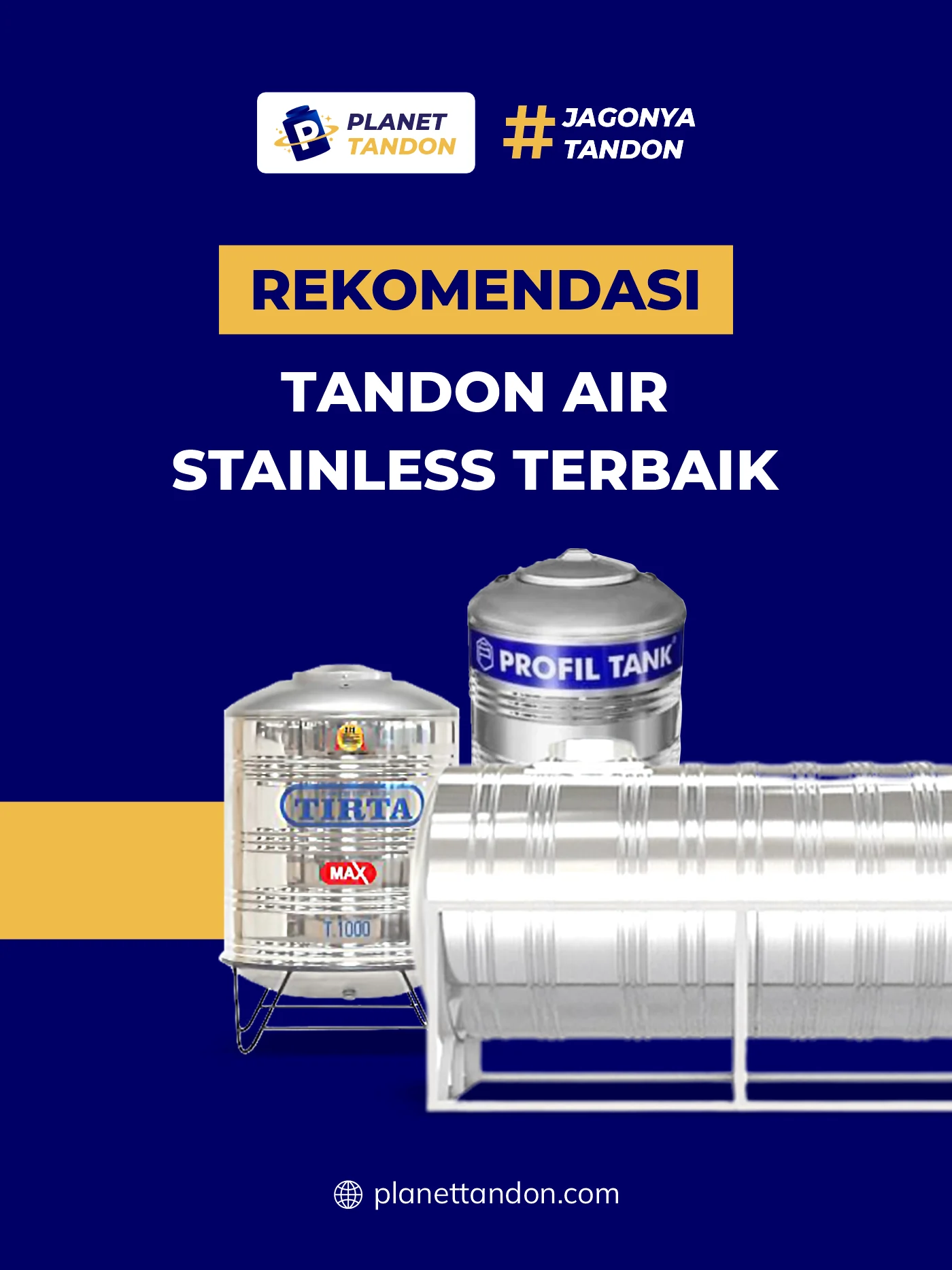 Rekomendasi Tandon Air Stainless Terbaik