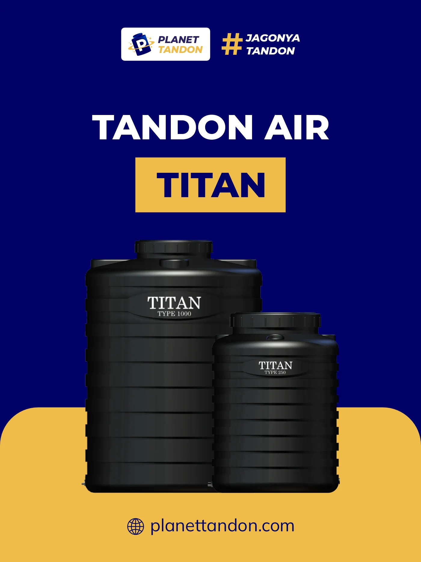 Review Tandon Air dengan Merk Titan