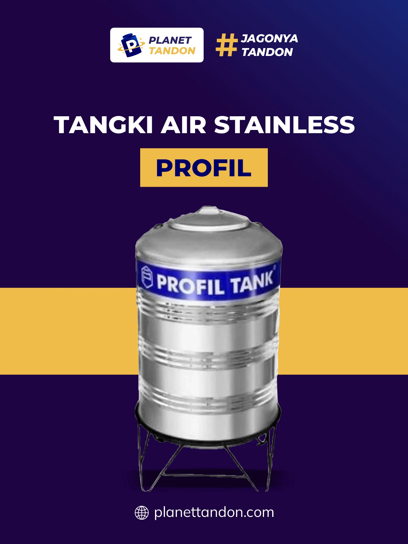 Tandon Air Stainless Profil Tank