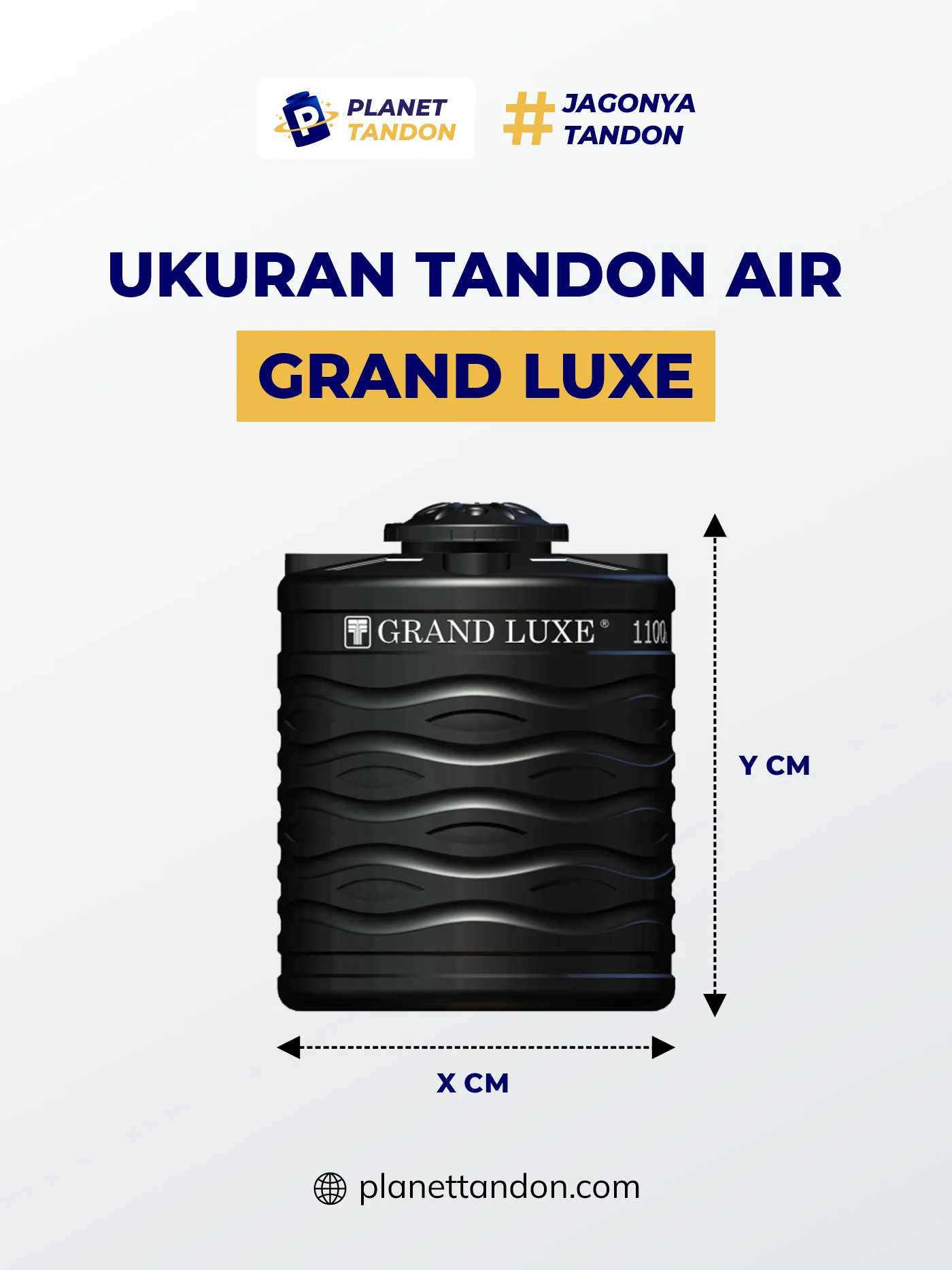 Ukuran Tandon Air Grand Luxe