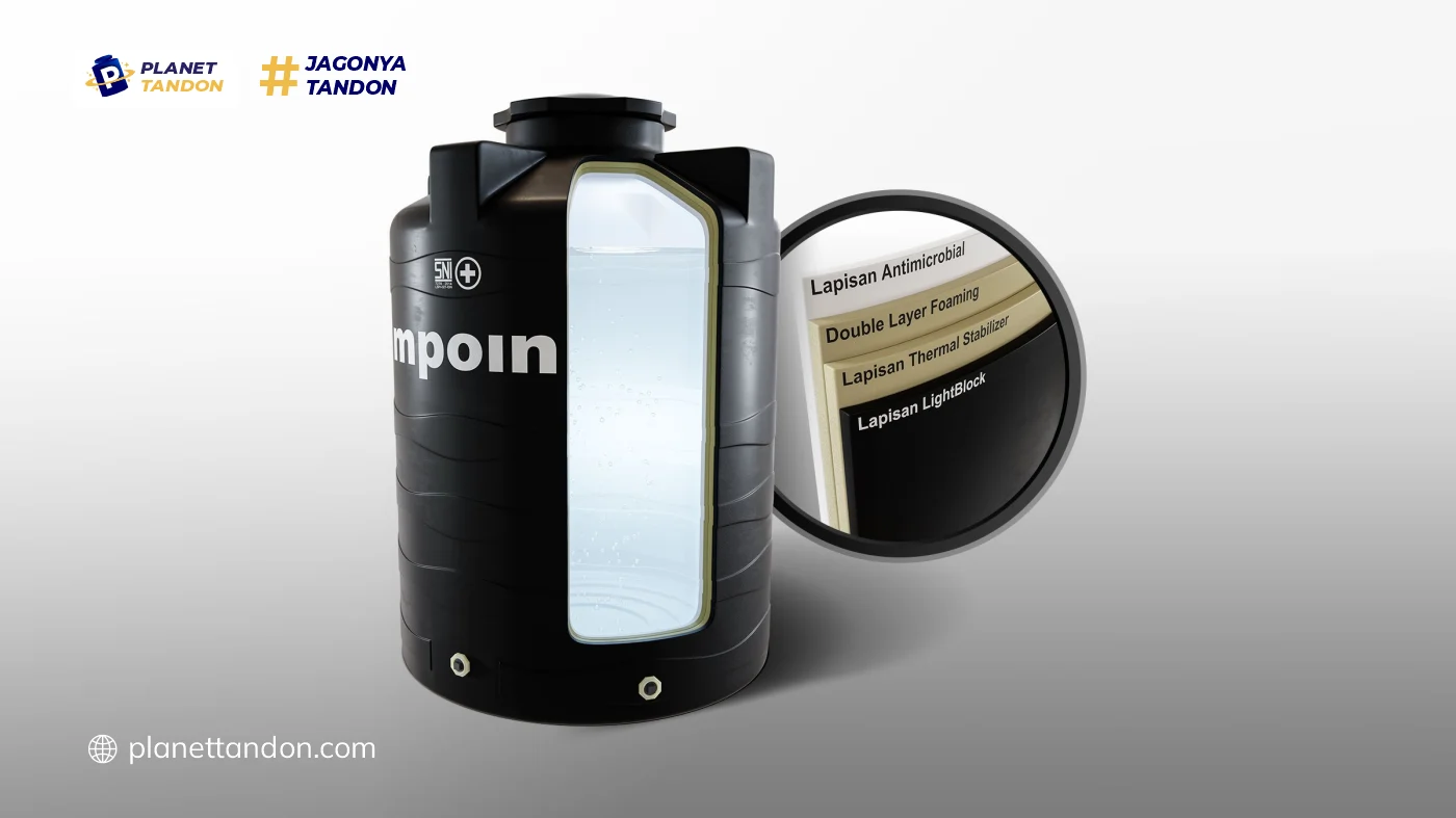 Berbagai Kelebihan Tandon Air Mpoin yang Berkualitas