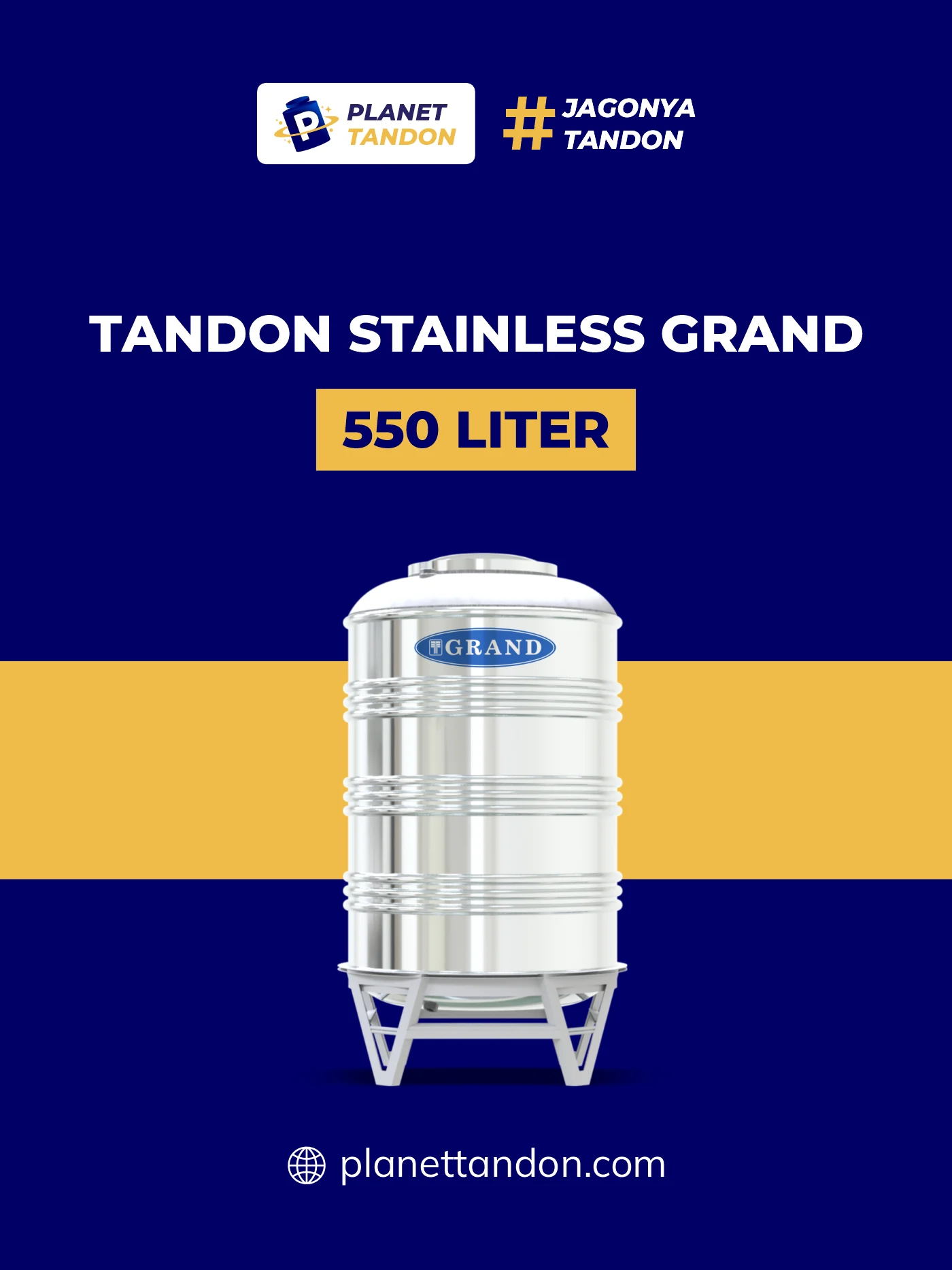 Harga Tandon Air 550 Liter Merek Grand