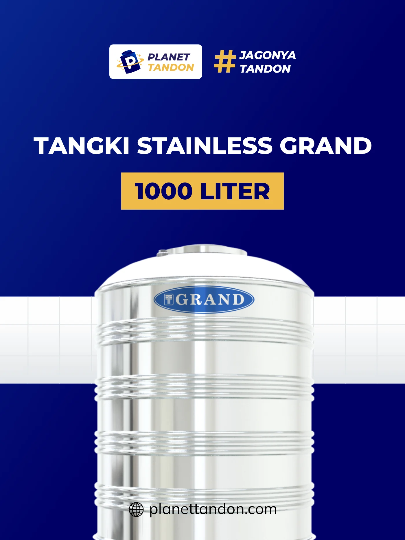Kisaran Harga Tandon Stainless Grand 1000 Liter