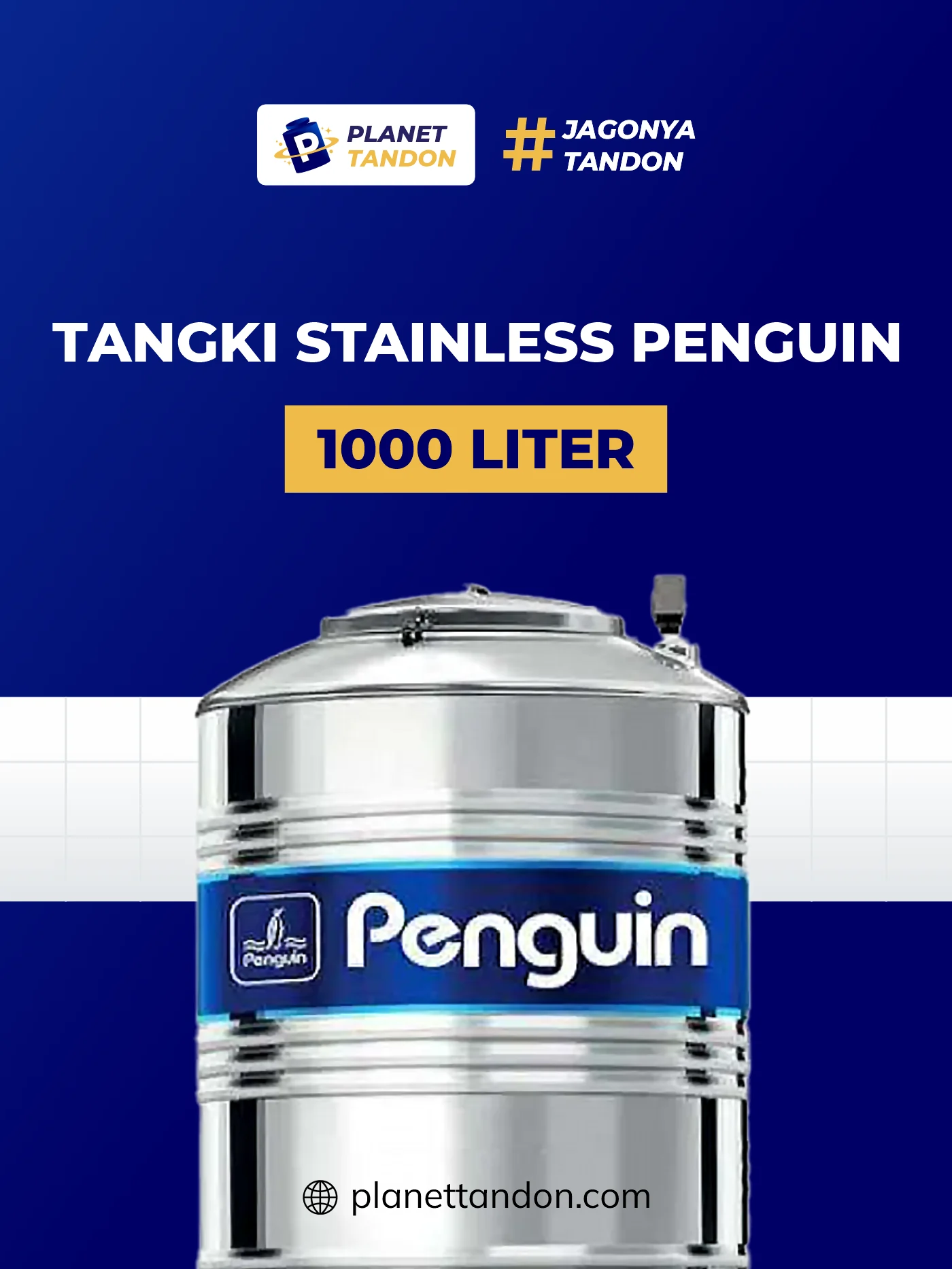 Kisaran Harga Tandon Stainless Penguin 1000 Liter