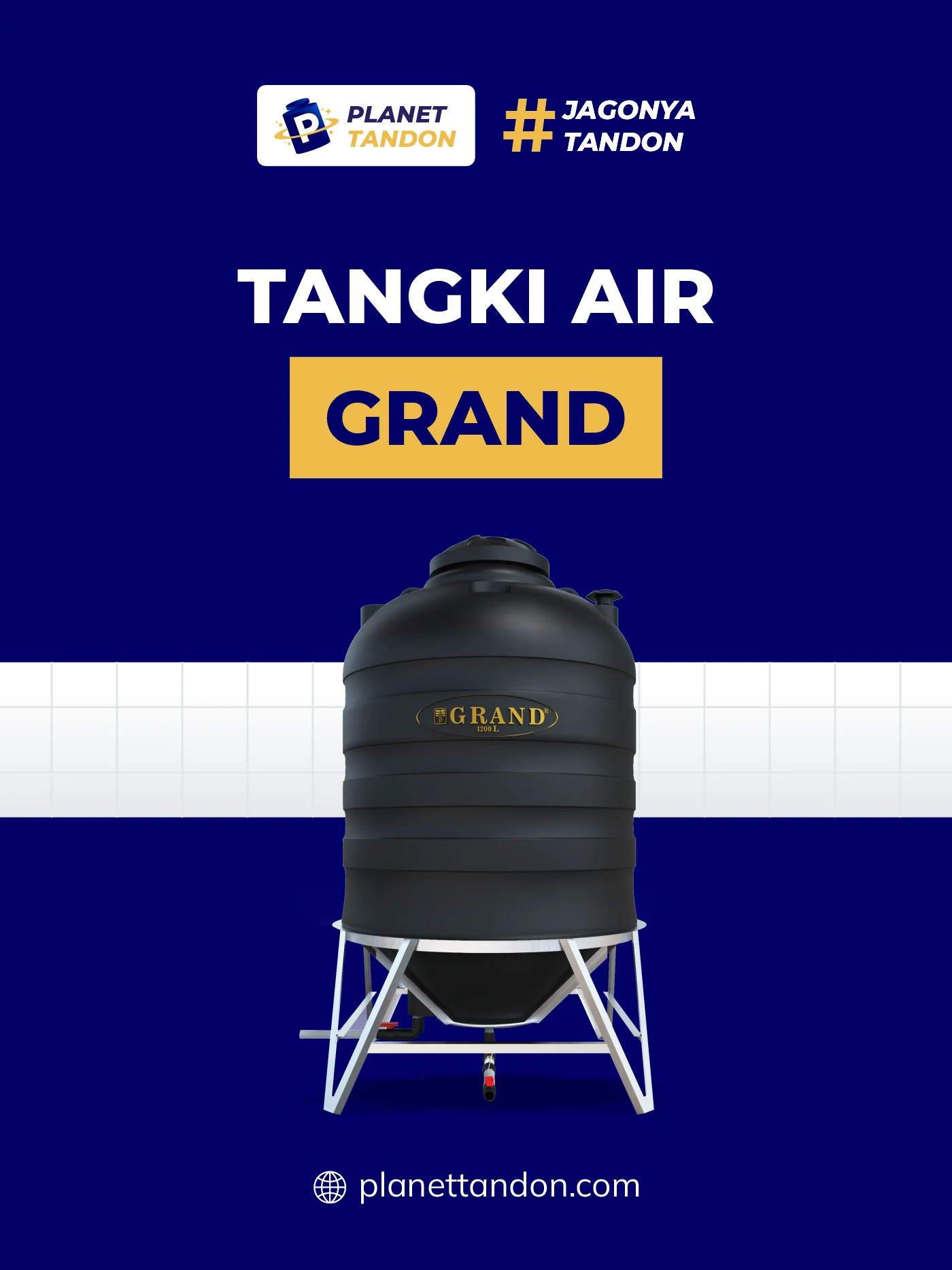 Rekomendasi Tandon Air Auto Drain 1200 Liter