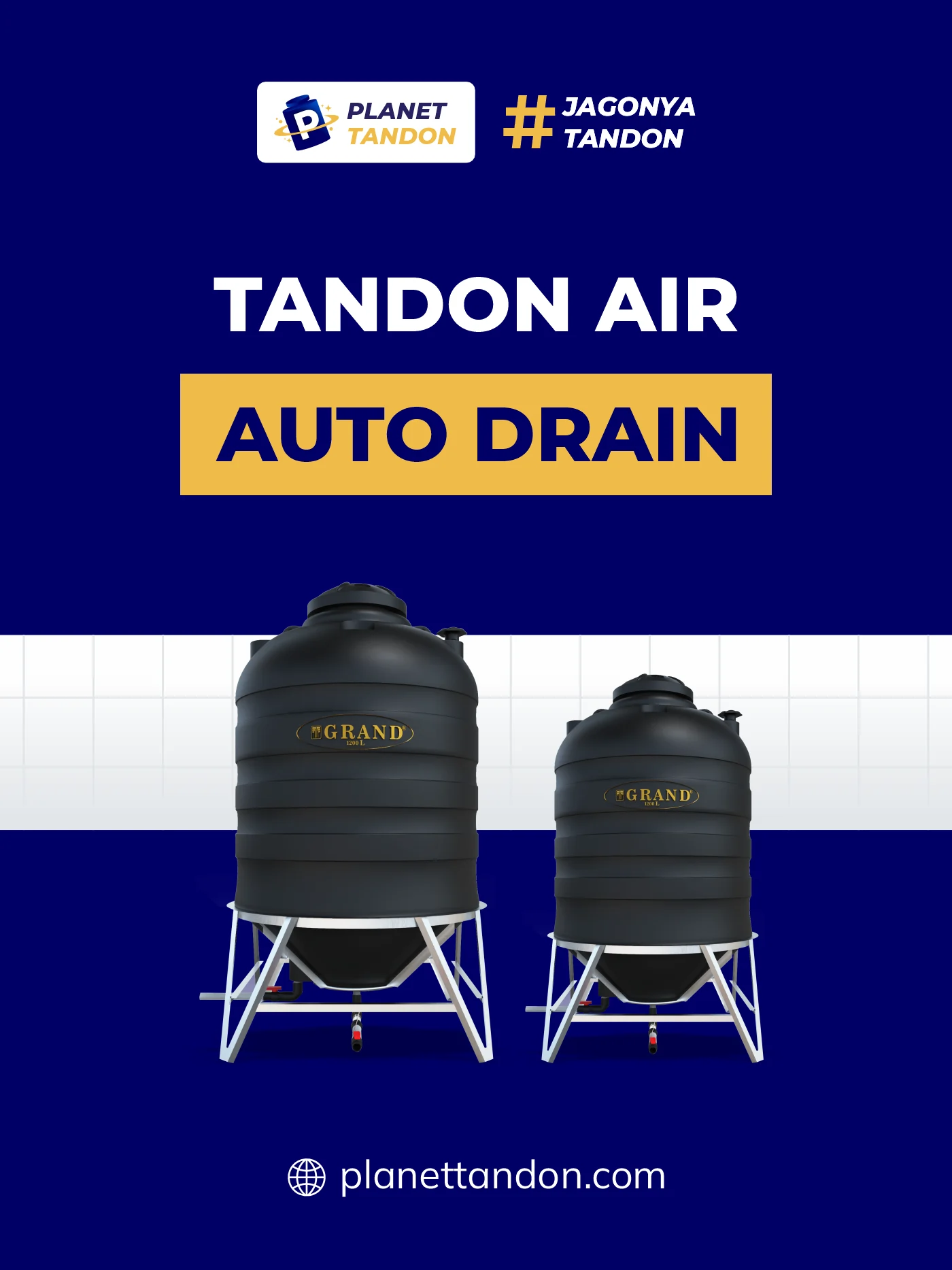 Rekomendasi Tandon Air Auto Drain Grand