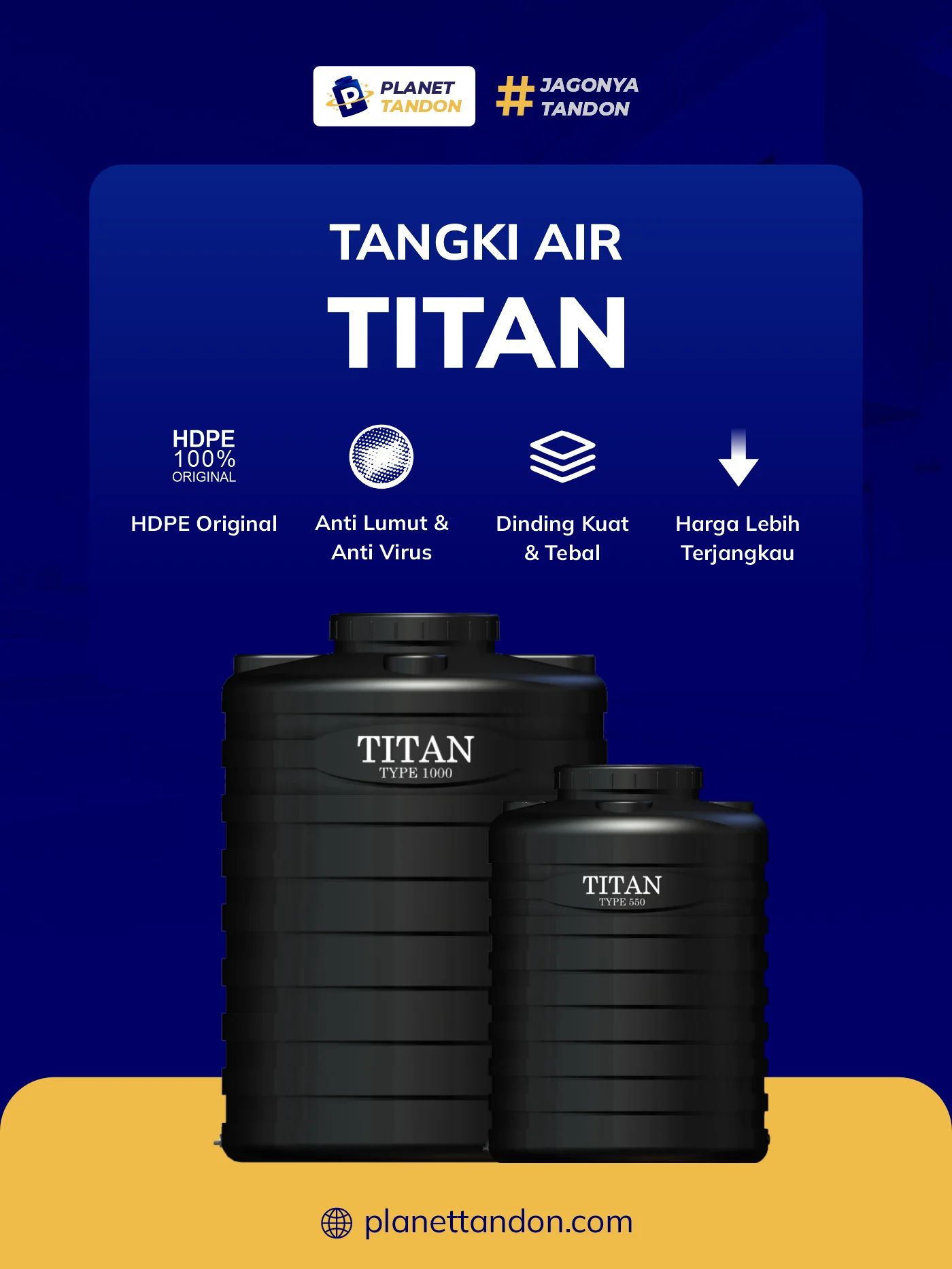 Rekomendasi Tandon Air Merk Titan