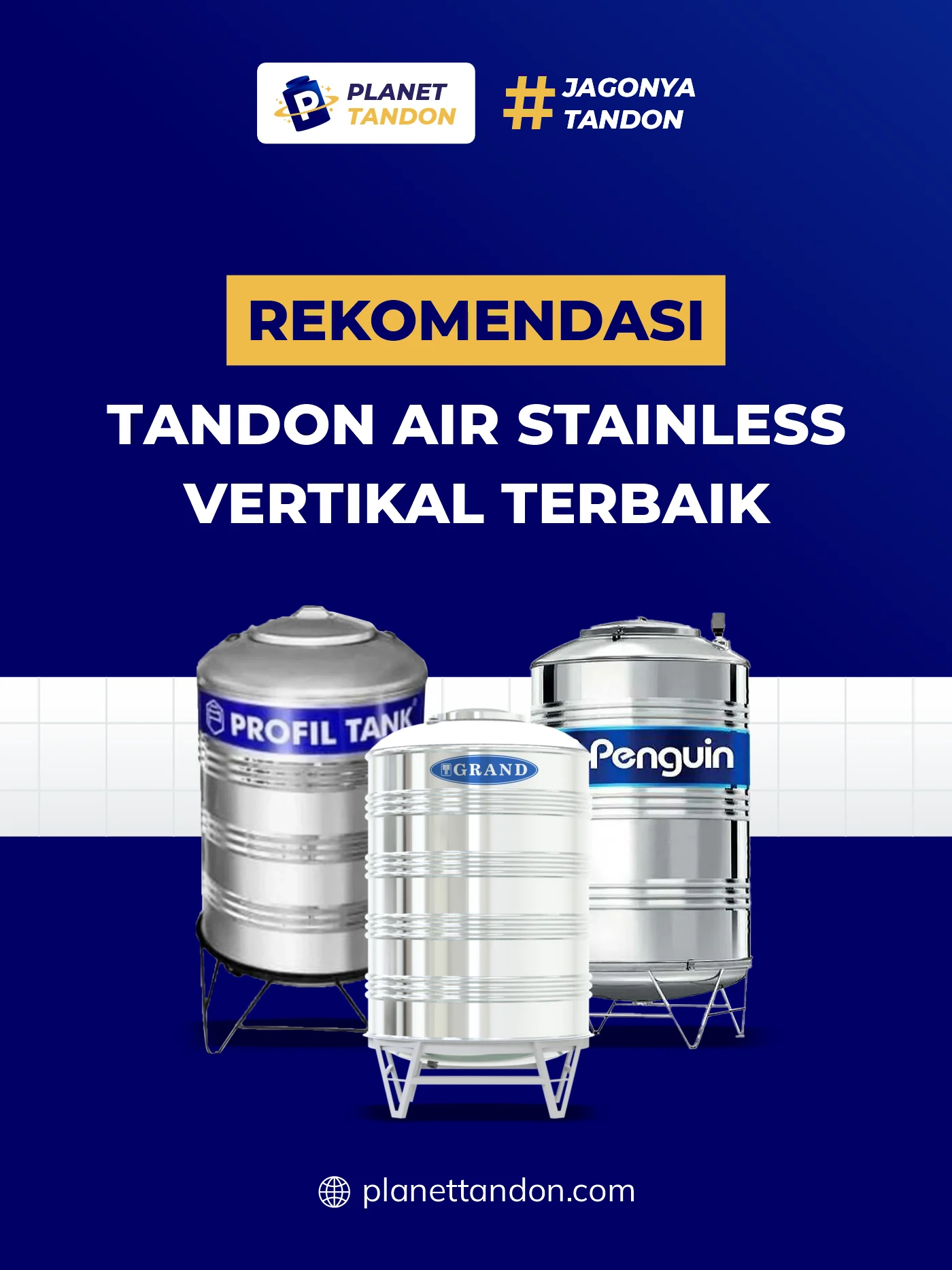 Rekomendasi Tandon Air Stainless Vertikal Terbaik