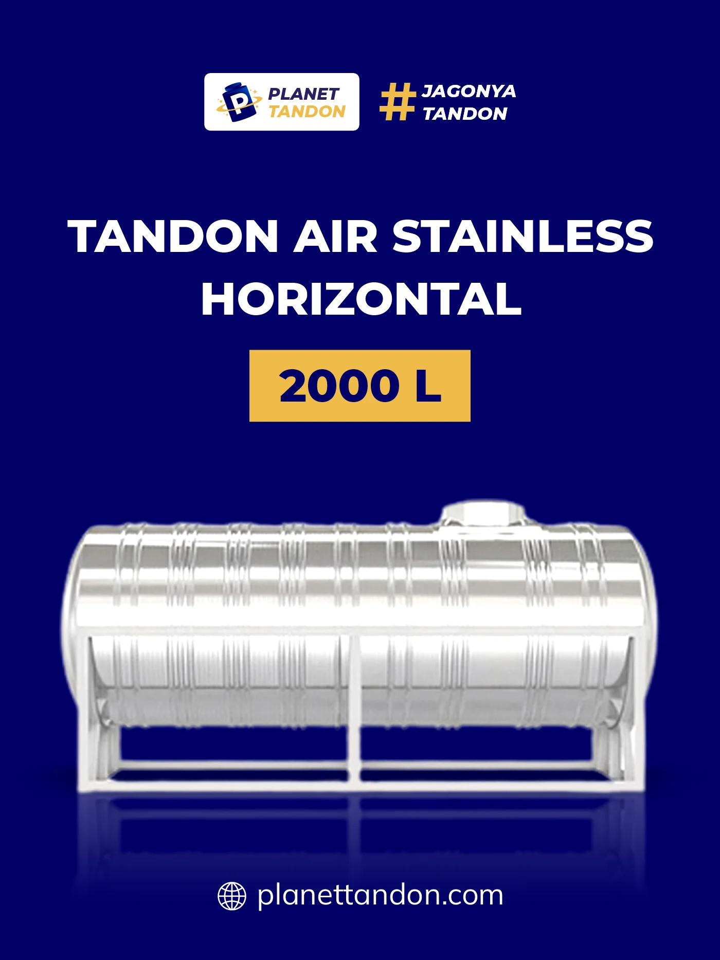Review Tandon Air Stainless Grand Horizontal 2000 Liter