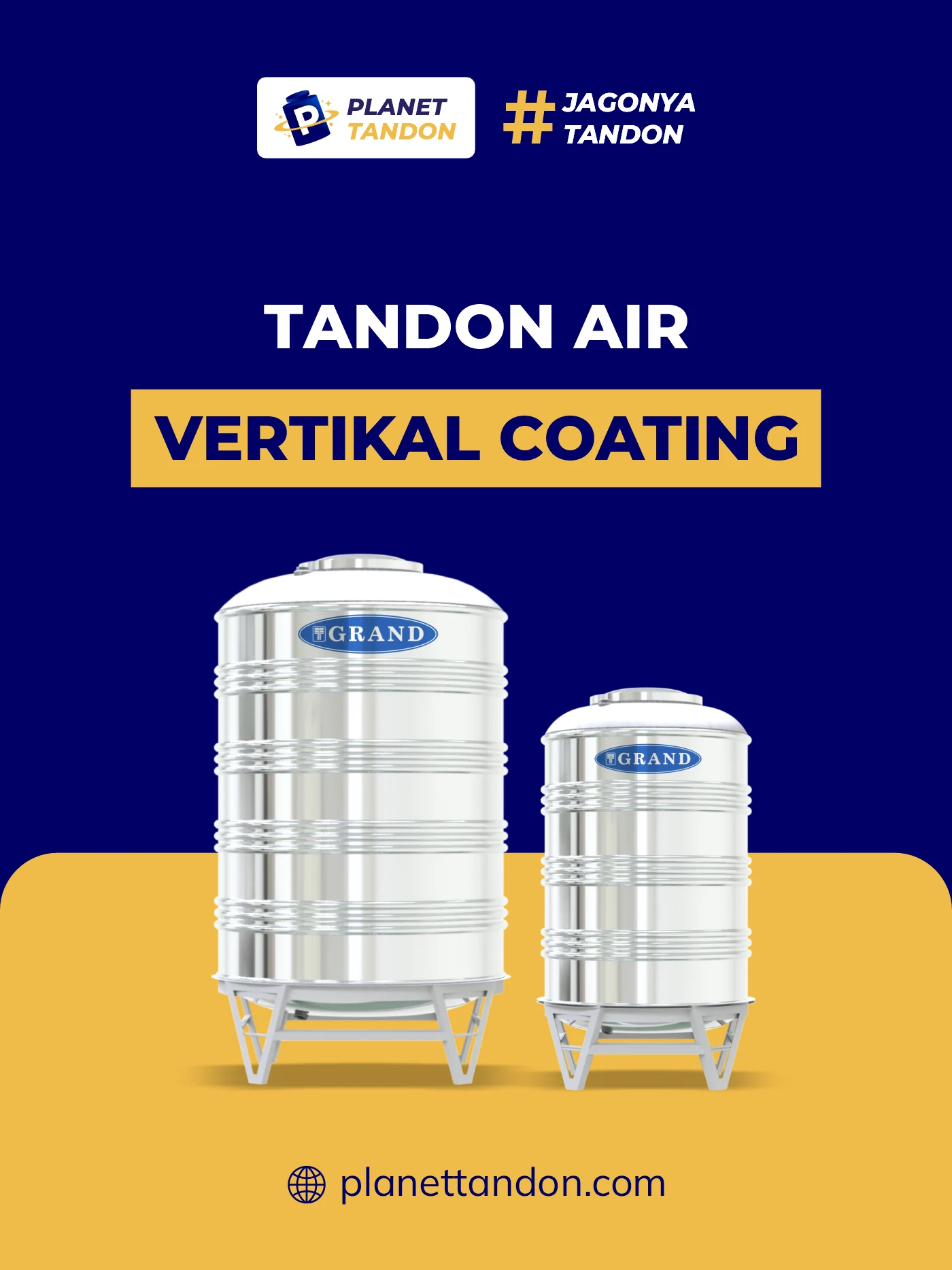 Review Tandon Stainless Vertikal Coating Grand