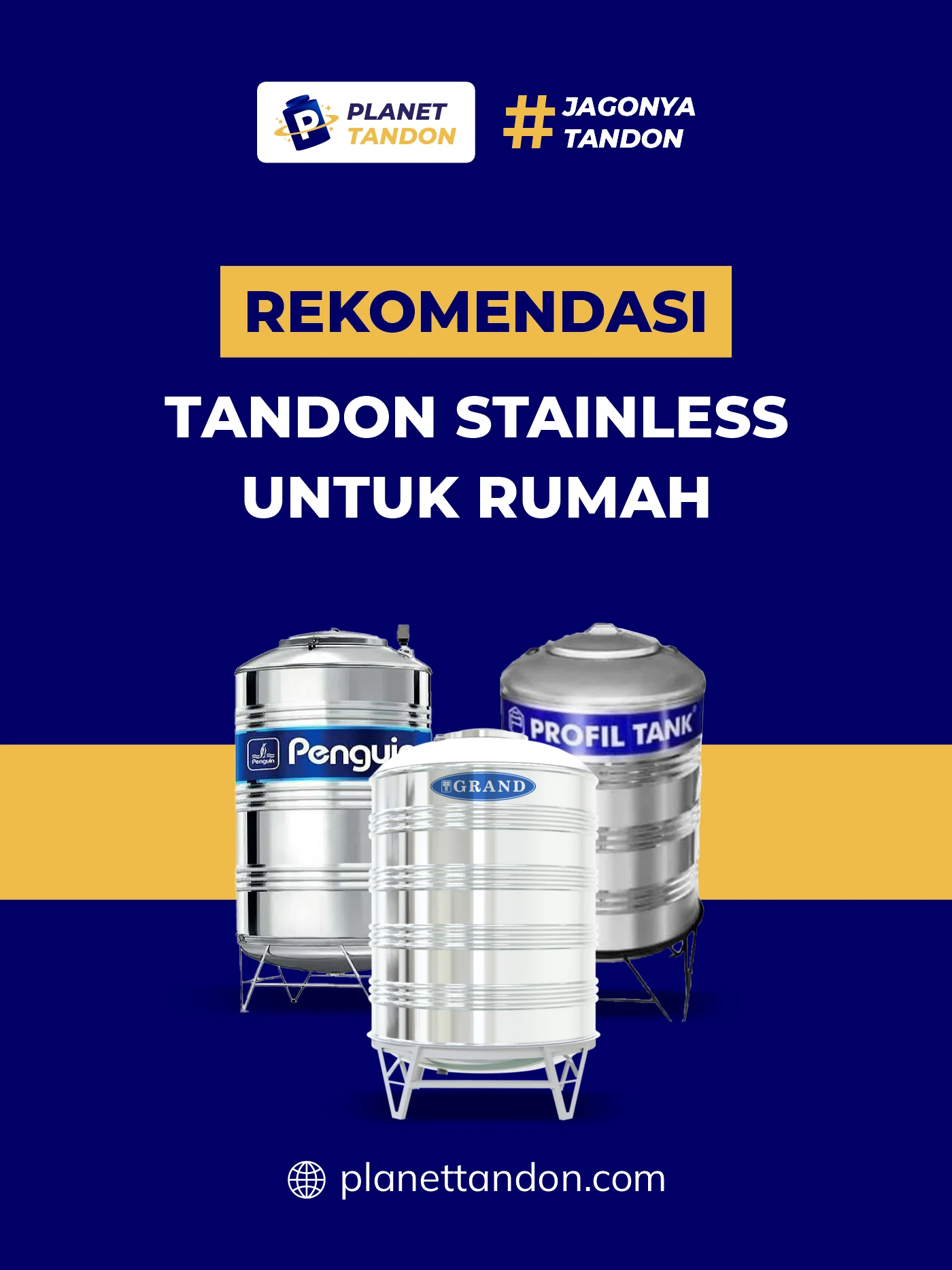 Rekomendasi Tandon Stainless Untuk Rumah