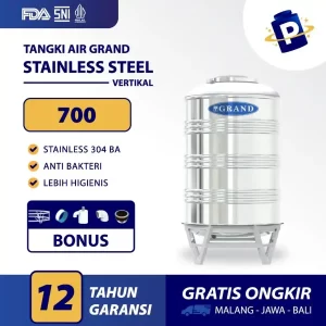 Toren Tandon Air Tangki Stainless TSV 700 Grand
