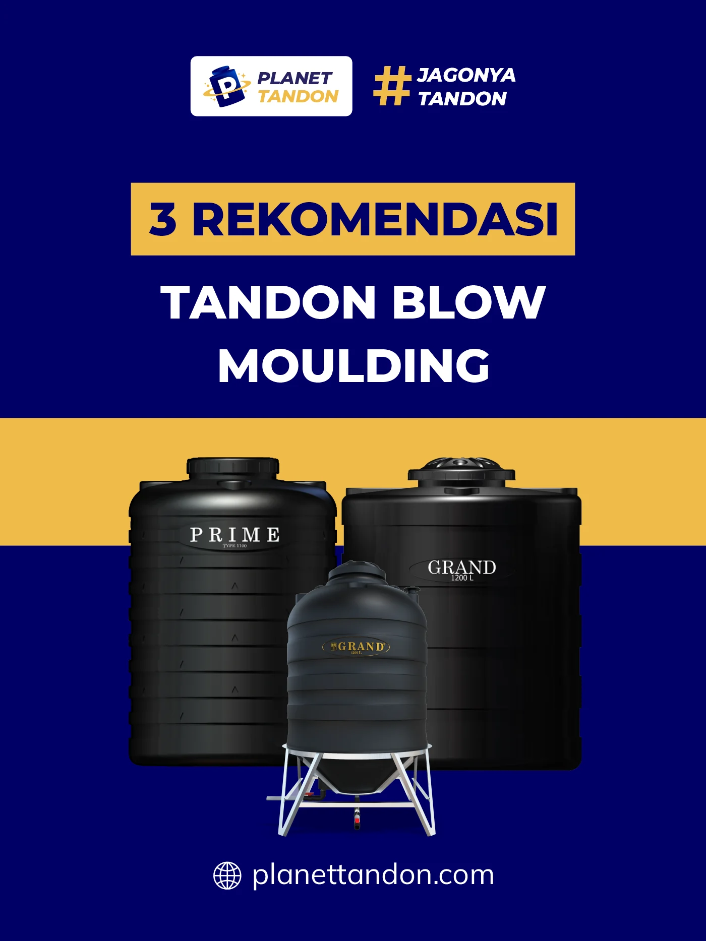 3 Rekomendasi Tandon Blow Moulding