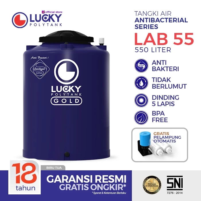 anti bakteri lucky polytank 550 liter
