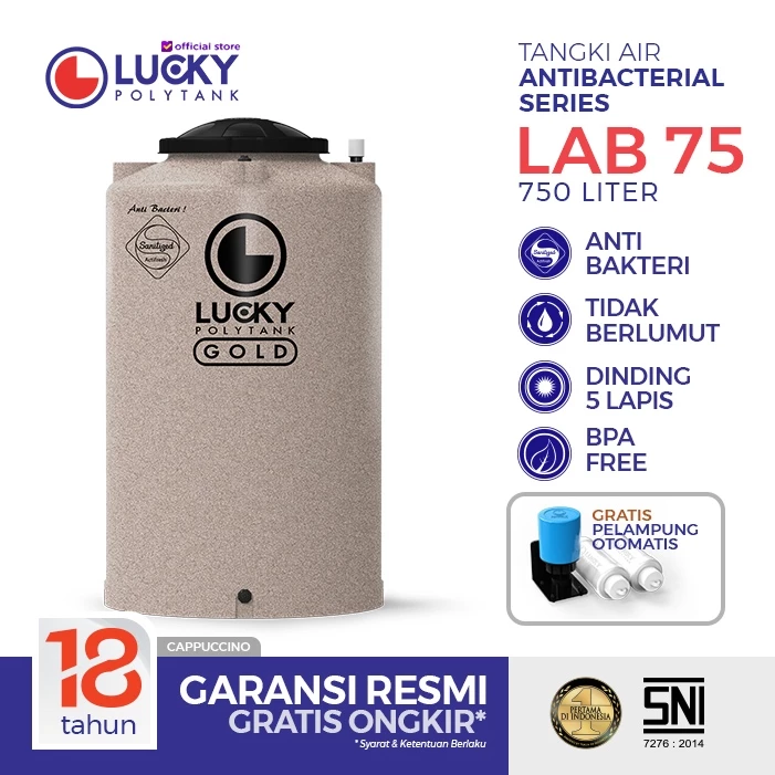 anti bakteri lucky polytank 750 liter