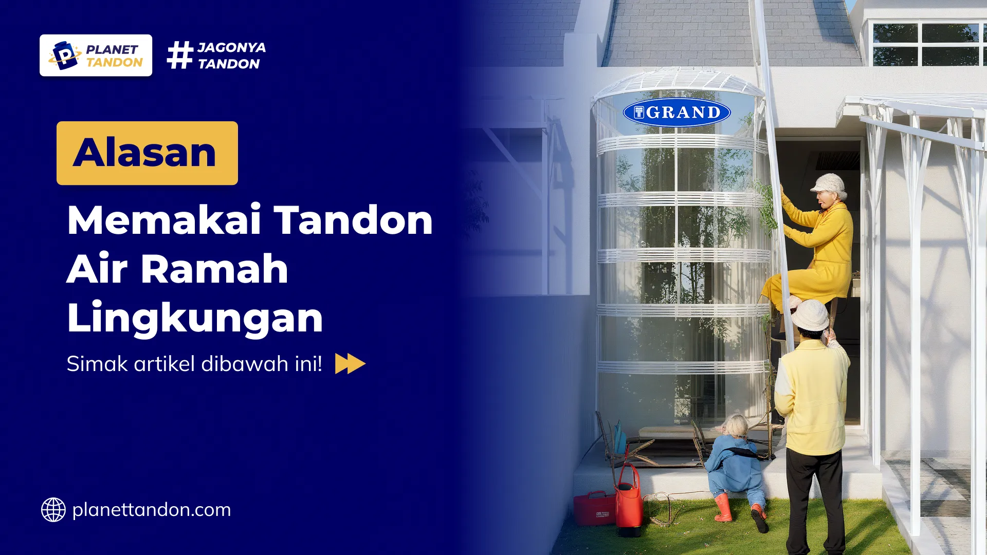 Alasan Memakai Tandon Air Ramah Lingkungan