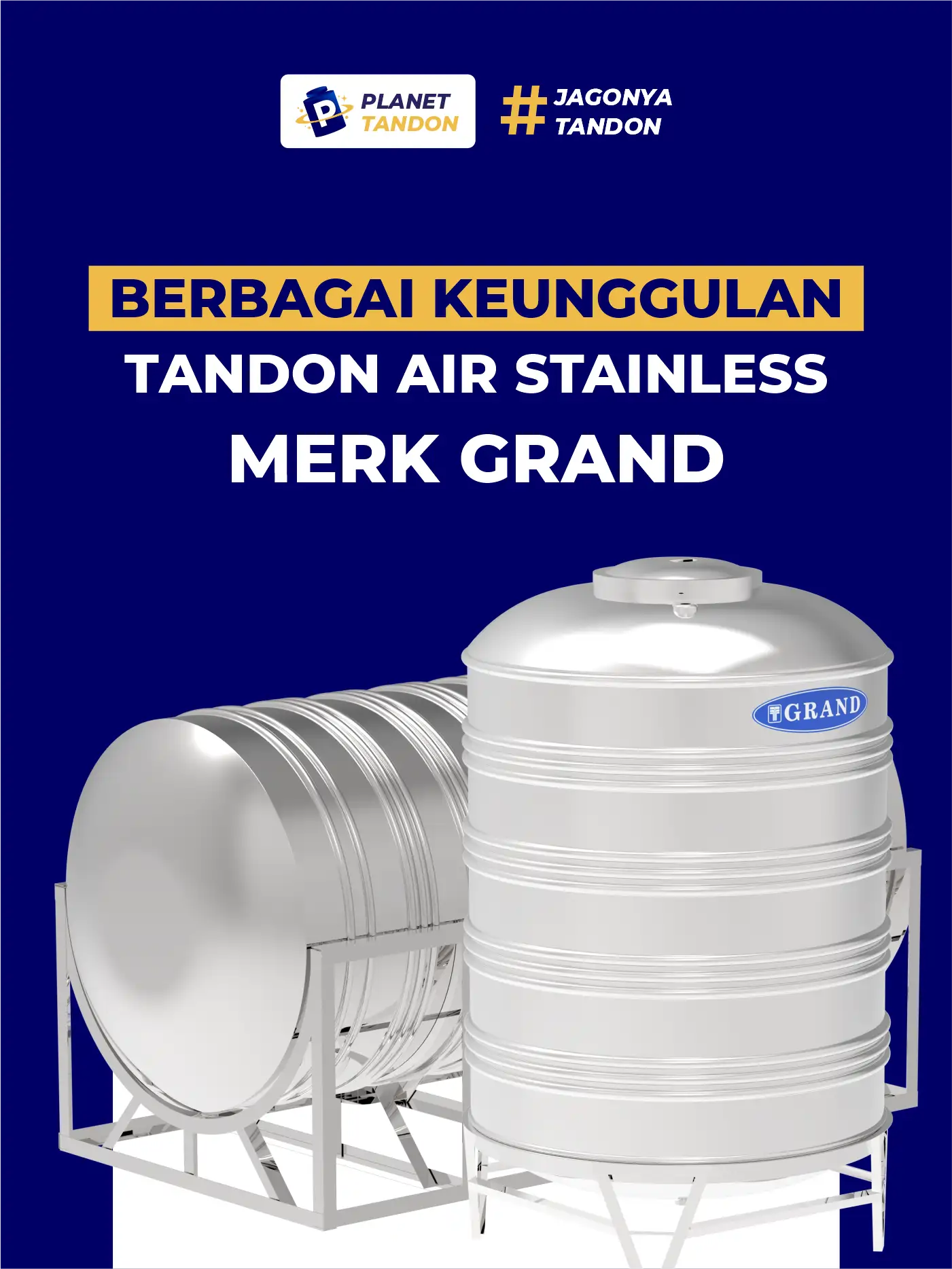 Berbagai Keunggulan Tandon Air Stainless Merk Grand