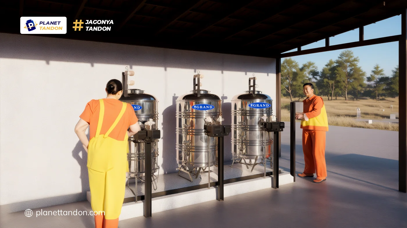Berbagai Keuntungan Memilih Tandon Air Stainless Vertikal