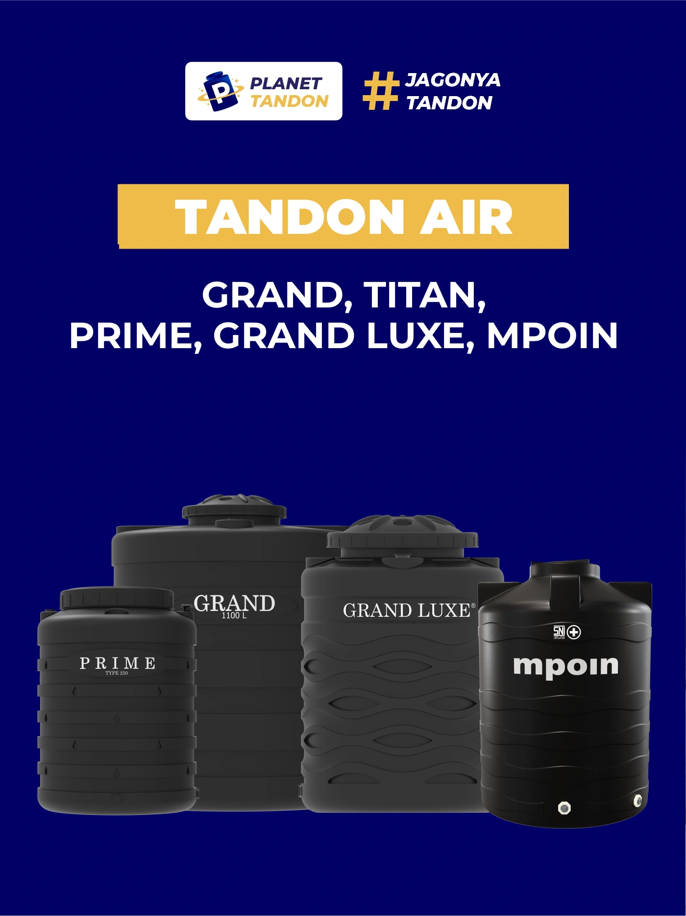 Berbagai Rekomendasi Tandon Air HDPE Terbaik