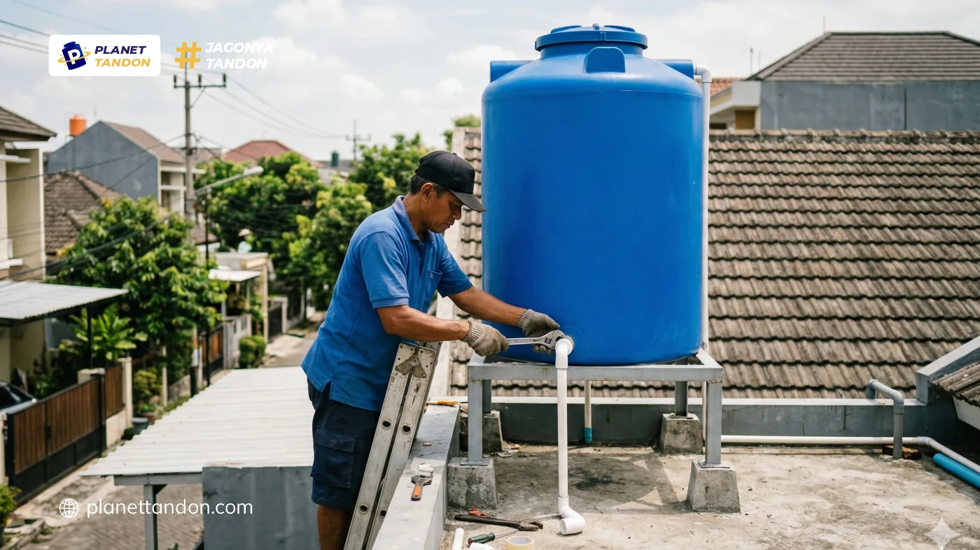 Cara Merawat Toren Air 1100 Liter agar Bebas Kuman dan Lumut