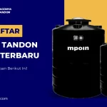 Cek Daftar Harga Tandon Mpoin Terbaru