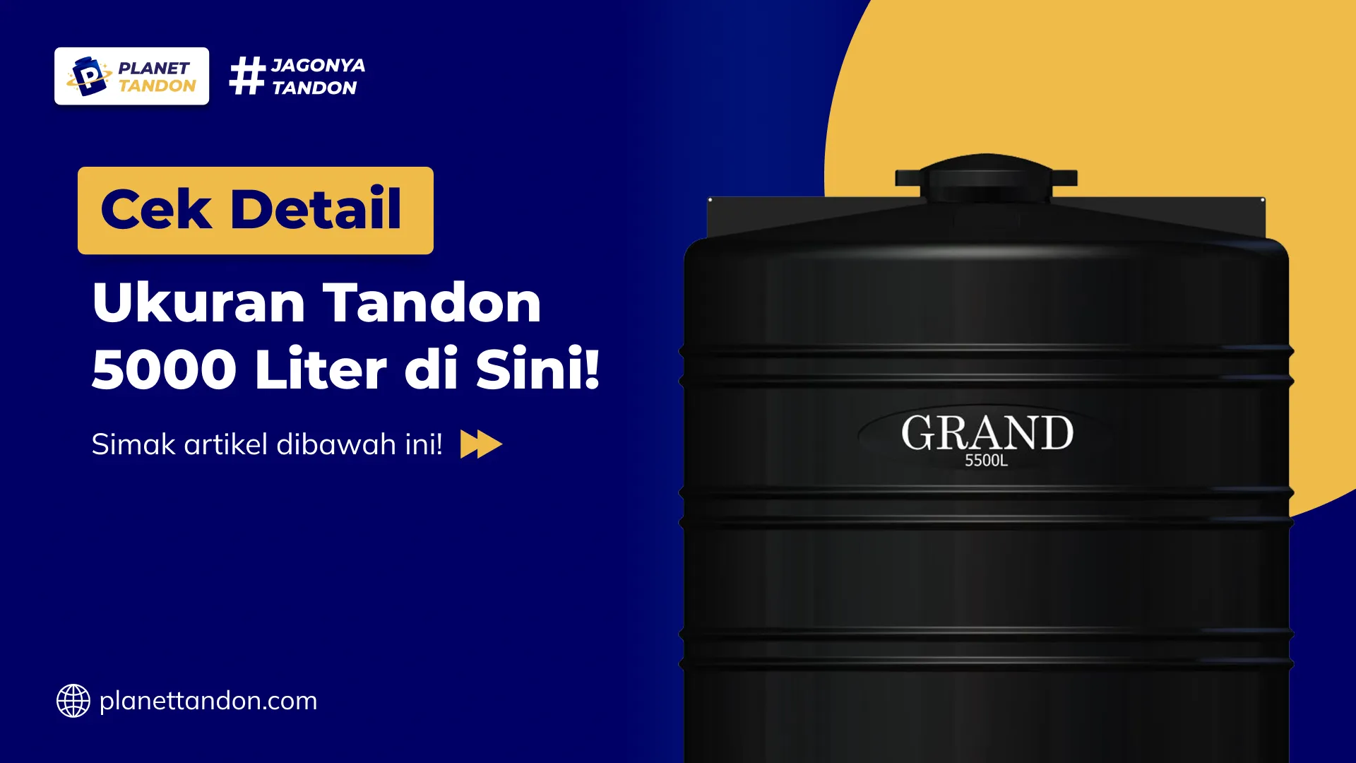 Cek Detail Ukuran Tandon 5000 Liter di Sini