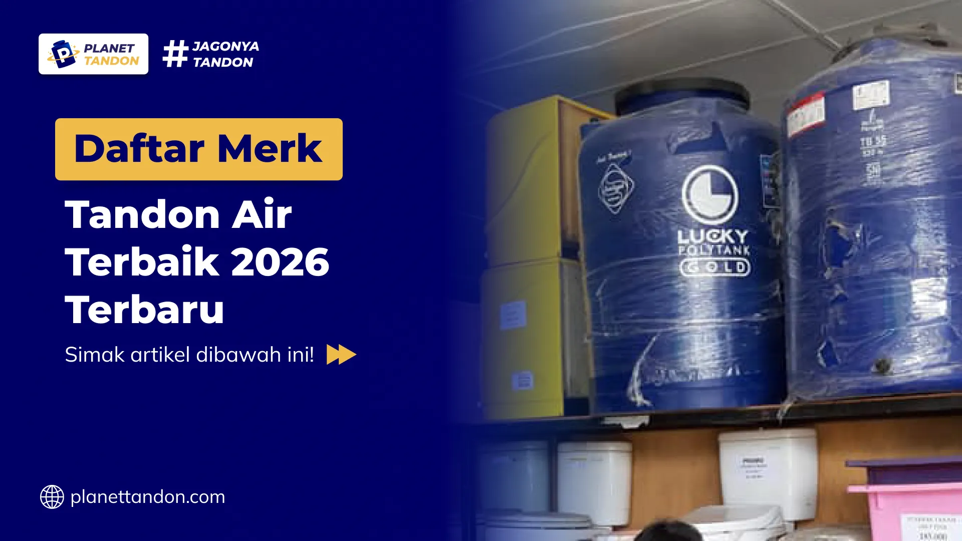 Daftar Merk Tandon Air Terbaik 2026 Terbaru