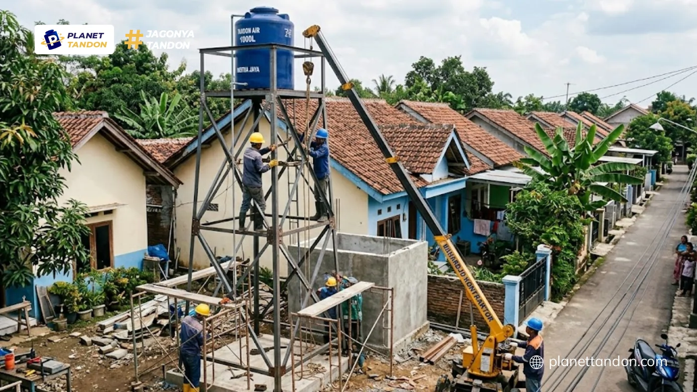 Hal yang Harus Diperhatikan Sebelum Pasang Menara Tandon Air