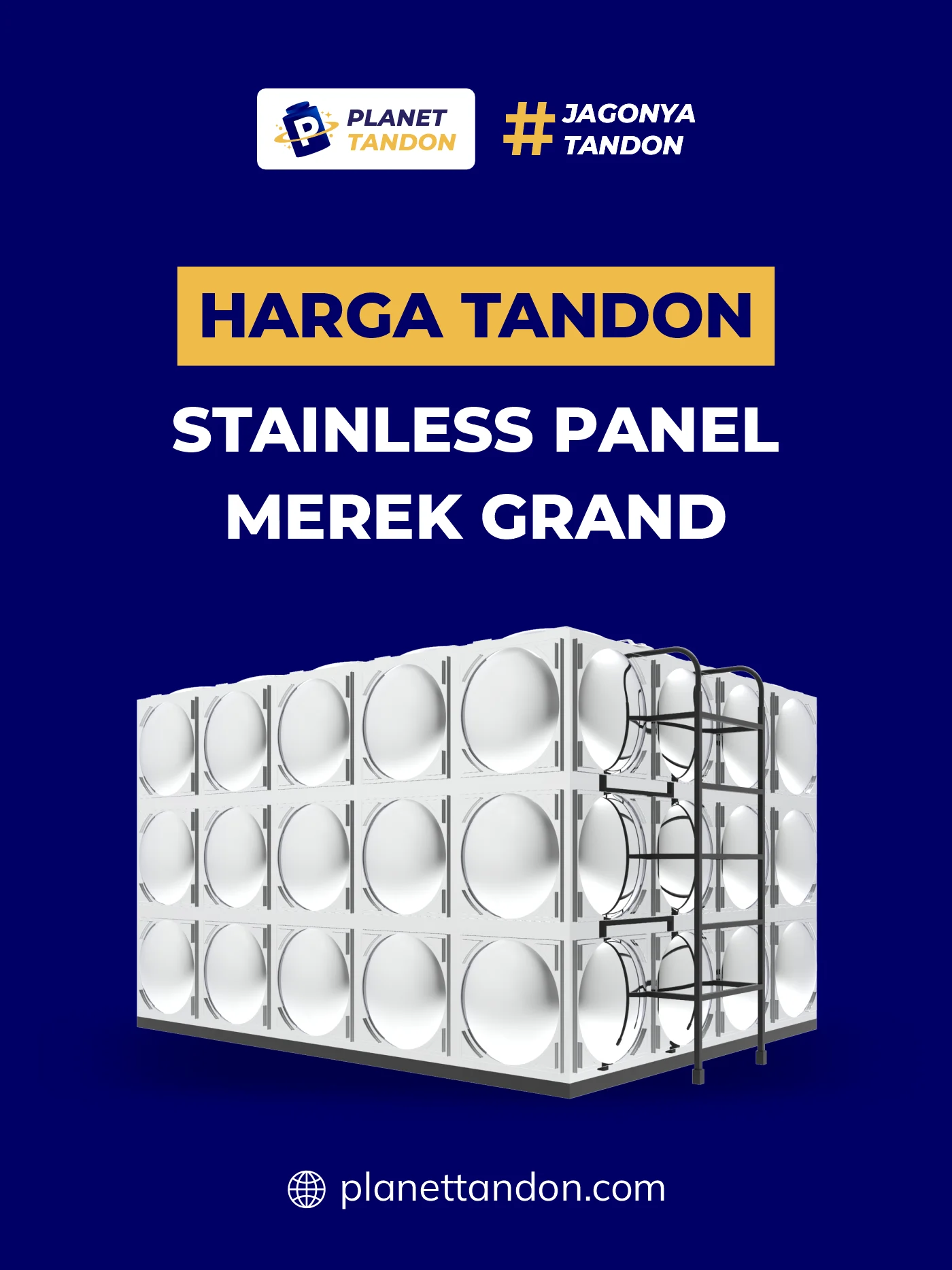Harga Tandon Stainless Panel Merek Grand