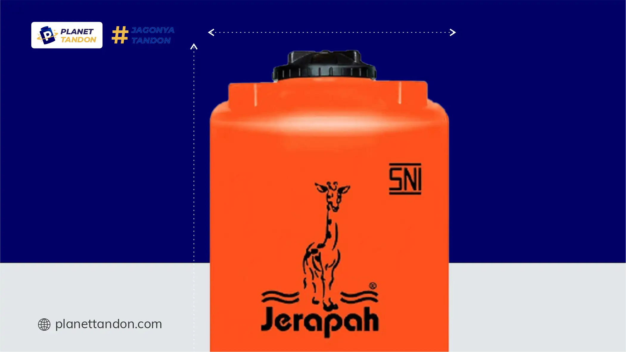 Harga dan Ukuran Tandon Merek Jerapah